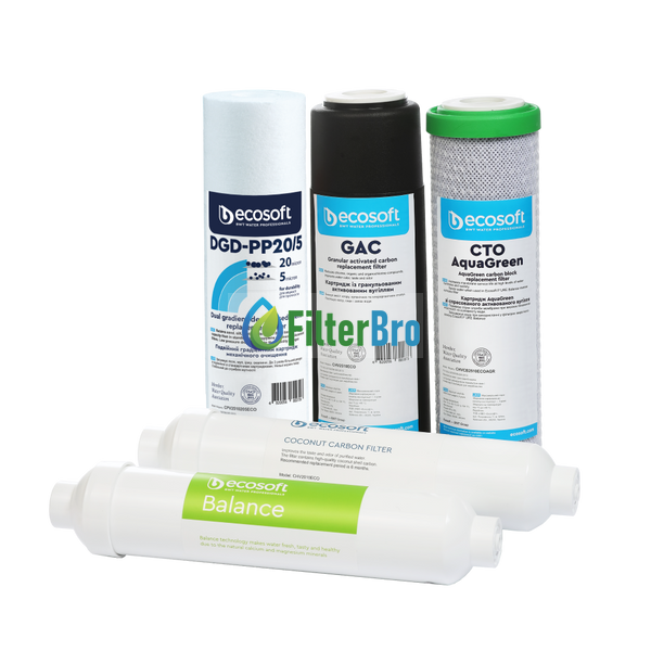 Комплект картриджів Ecosoft P&rsquo;URE Balance (CHV5PUREBAL) 1589217450 фото