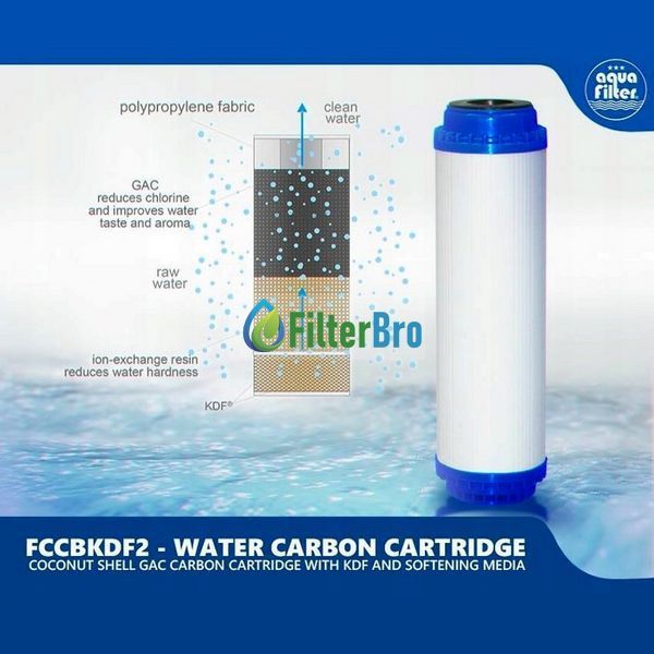 Картридж з елементом KDF Aquafilter FCCBKDF210BB (Big Blue 10) 931722430 фото