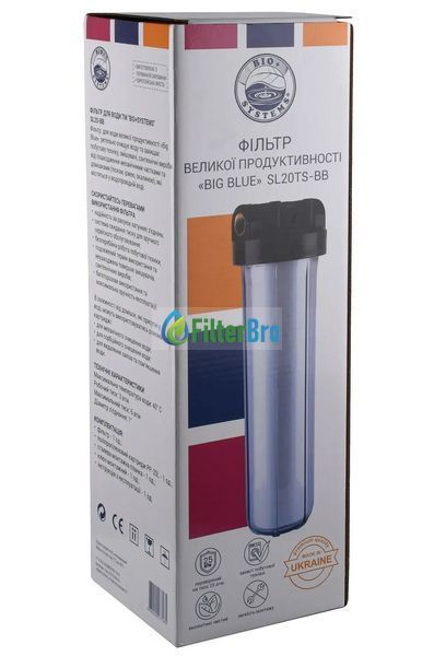 Фільтр Big Blue 20" Bio+Systems SL20TS-BB з механічним картриджем (BB20) 090697778 фото
