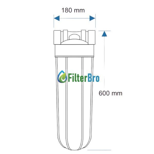 Фільтр Big Blue 20" Aquafilter BB20 FH20B1-B-WB 931721440 фото