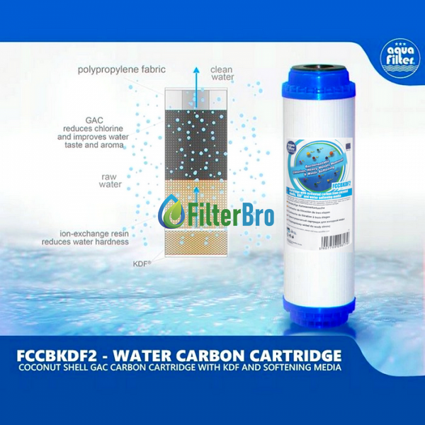 Картридж з елементом Aquafilter KDF2 FCCBKDF2 комплексної дії 931720663 фото