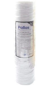 Картридж із поліпропіленової нитки Pallas 4,5x20&rdquo; 20 мкм (Big Blue 20) 2077481853 фото