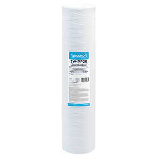 Картридж з поліпропіленової нитки Ecosoft 4,5x20&rdquo; 20 мкм (CPN452020ECO) Big Blue 20 1589217147 фото