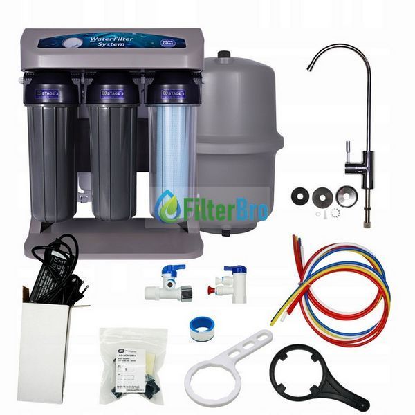 Фільтр зі зворотним осмосом Aquafilter ELITE7G-GP з насосом 1101671248 фото