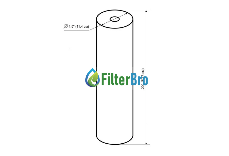 Картридж із брикетованого вугілля Stanko Waterteach CTO 20BB 2077481856 фото