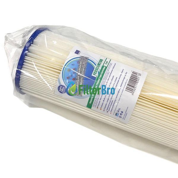 Картридж поліестеровий Aquafilter FCCEL5M20BB 5 мкм (Big Blue 20) 931720572 фото