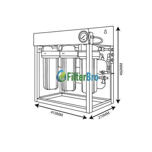 Система зворотного осмосу Stanko Waterteach ROHD-800GPD 998987799 фото