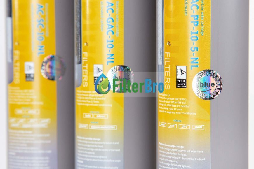 Комплект картриджей предочистки Bluefilters New Line 931721383 фото