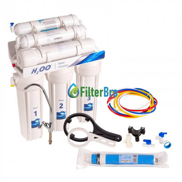 Фильтр с обратным осмосом Aquafilter H2OO RX-RO6 2145867092 фото