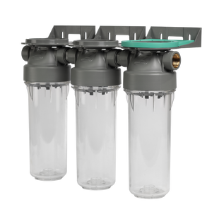 Колба фільтра прозора 2P TRIPLEX РЕТ для холодної води Ecosoft 3/4" (made in Italy) FTPP2P0130/G118 0849133364 фото