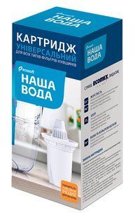 Універсальний картридж НАША ВОДА для фільтрів-глечиків 1082015621 фото