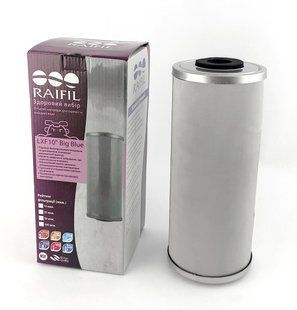 Сетчатый картридж для горячей и холодной воды Raifil LXF 10"-50u (Big Blue 10) 0808941112 фото