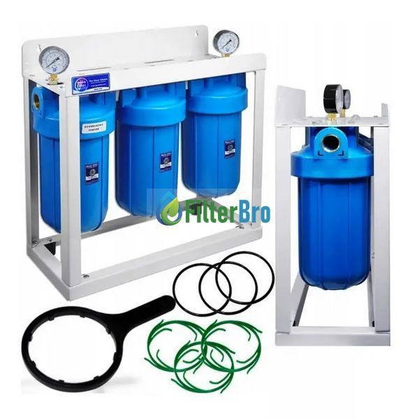 Фільтр триколбовий Aquafilter HHBB10B Big Blue 10 (BB10) 1204384699 фото