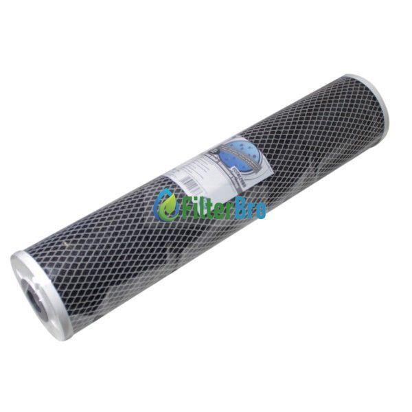 Картридж з брикетованого вугілля Aquafilter FCCBL20BB (Big Blue 20) 931720578 фото