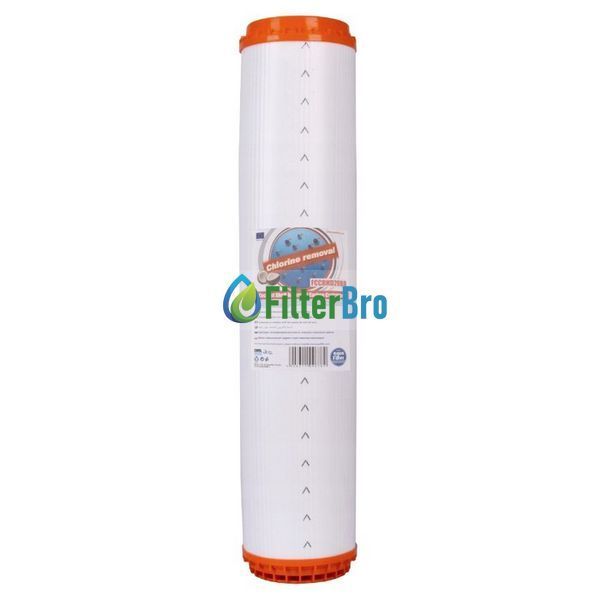 Картридж із гранульованого кокосового вугілля Aquafilter FCCBHD20BB (Big Blue 20) 981885436 фото