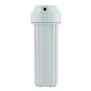 Корпус фільтра білий AquaLine 10" + біла плоска кришка 931723418 фото