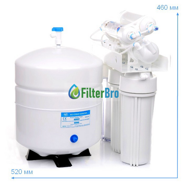 Фільтр зворотного осмосу Leader Standart RO-7 BIO 931721513 фото
