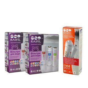 Годовой комплект картриджей Raifil для NOVO 5 087650603 фото