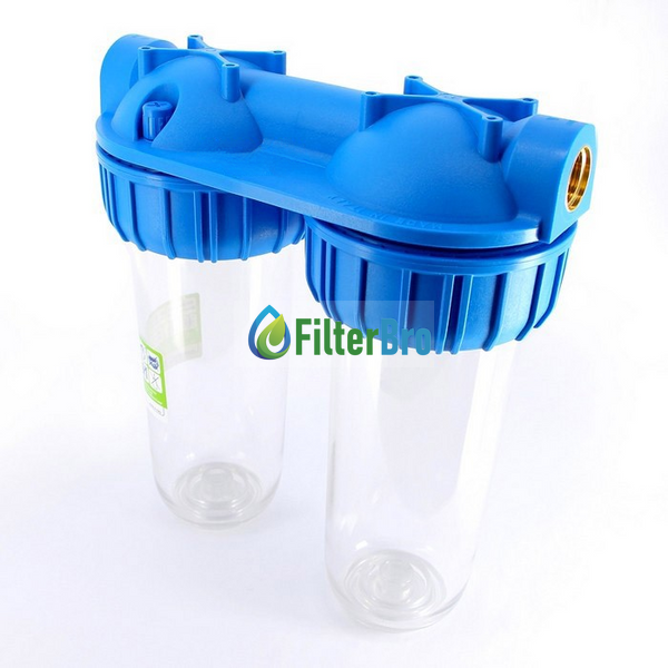 Корпуси магістрального фільтра Atlas Filtri DUPLEX PLUS 3P 3/4" 10" AFO SX TS (RA112T411) 1348180383 фото