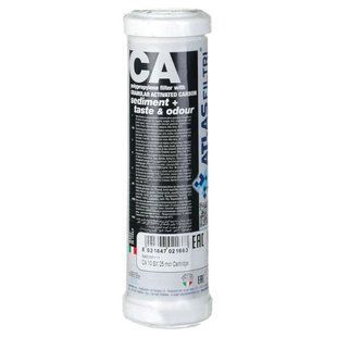 Картридж комбінований Atlas Filtri CA 10" SX 25 mcr 45&deg; (CRA5095111) поліпропілен/кокосове вугілля 1275405271 фото