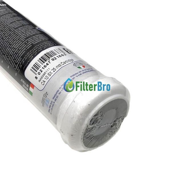 Картридж комбінований Atlas Filtri CA 10" SX 25 mcr 45&deg; (CRA5095111) поліпропілен/кокосове вугілля 1275405271 фото