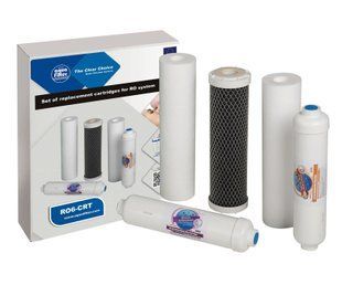 Комплект картриджей Aquafilter RO6-CRT к системе обратного осмоса 931721554 фото