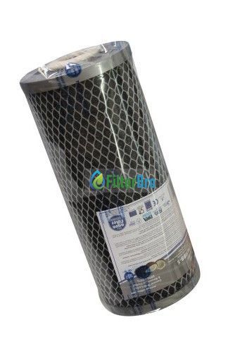 Картридж із брикетованого вугілля Aquafilter FCCBL10BB-S (silver) 1177195872 фото
