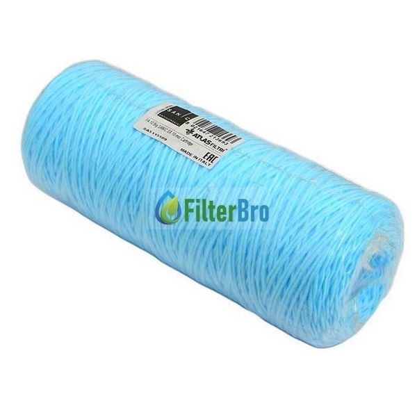Картридж з поліпропіленової нитки Atlas Filtri FA BIG SANIC 10&rdquo; SX 10 мкм (Big Blue 10) SA5115509 1440624764 фото