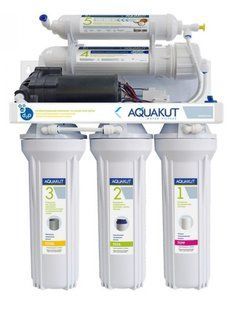 Фильтр с обратным осмосом AquaKut RO-5 50G  А-01 с помпой 8450114581 фото