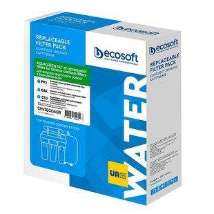 Комплект картриджів Ecosoft 1-2-3 (осмос) AquaGreen (CHV3ECOAGR) 2197824283 фото