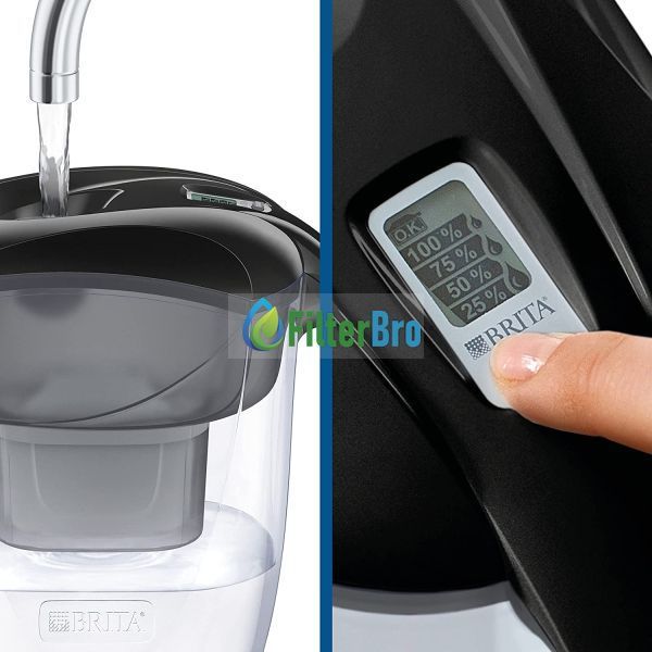 Фільтр кувшин Brita Elemaris XL Meter (чорний) 972235792 фото