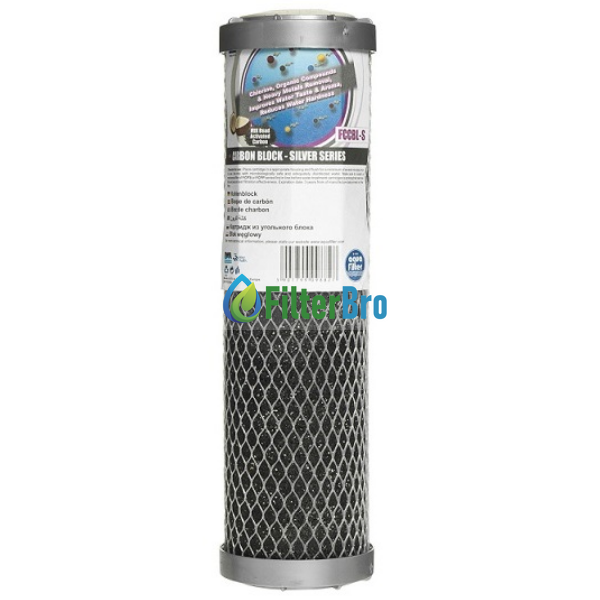 Картридж із брикетованого вугілля Aquafilter FCCBL-Silver 931720654 фото