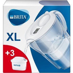Фільтр кувшин Brita Marella XL (білий), 3 картриджа в комплекті 942004829 фото