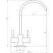 Кран для обратного осмоса Globus Lux ALPEN SBT1-76A-BB 1510604519 фото 2