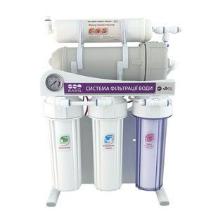 Фильтр обратного осмоса RAIFIL-300G-10"Slim с манометром 1254536196 фото